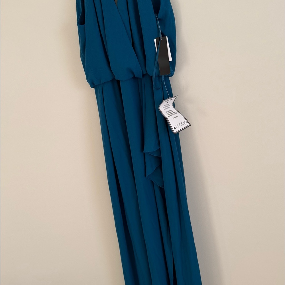 Elegant Blue Maxi Dress